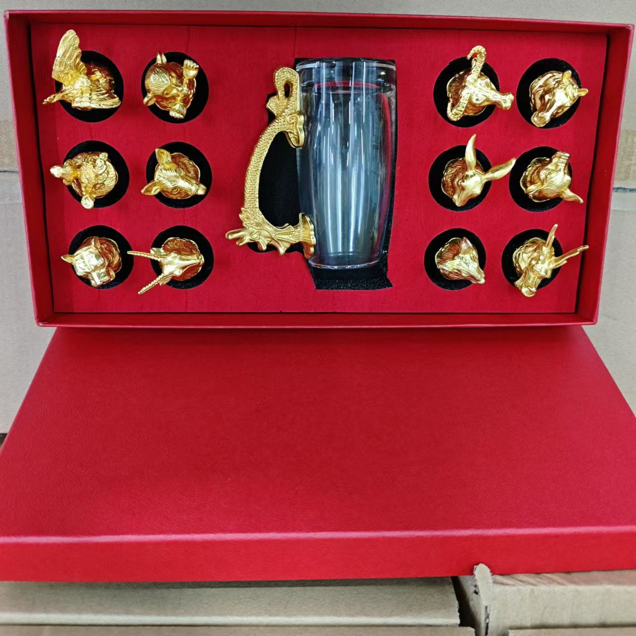 家用十二生肖酒杯