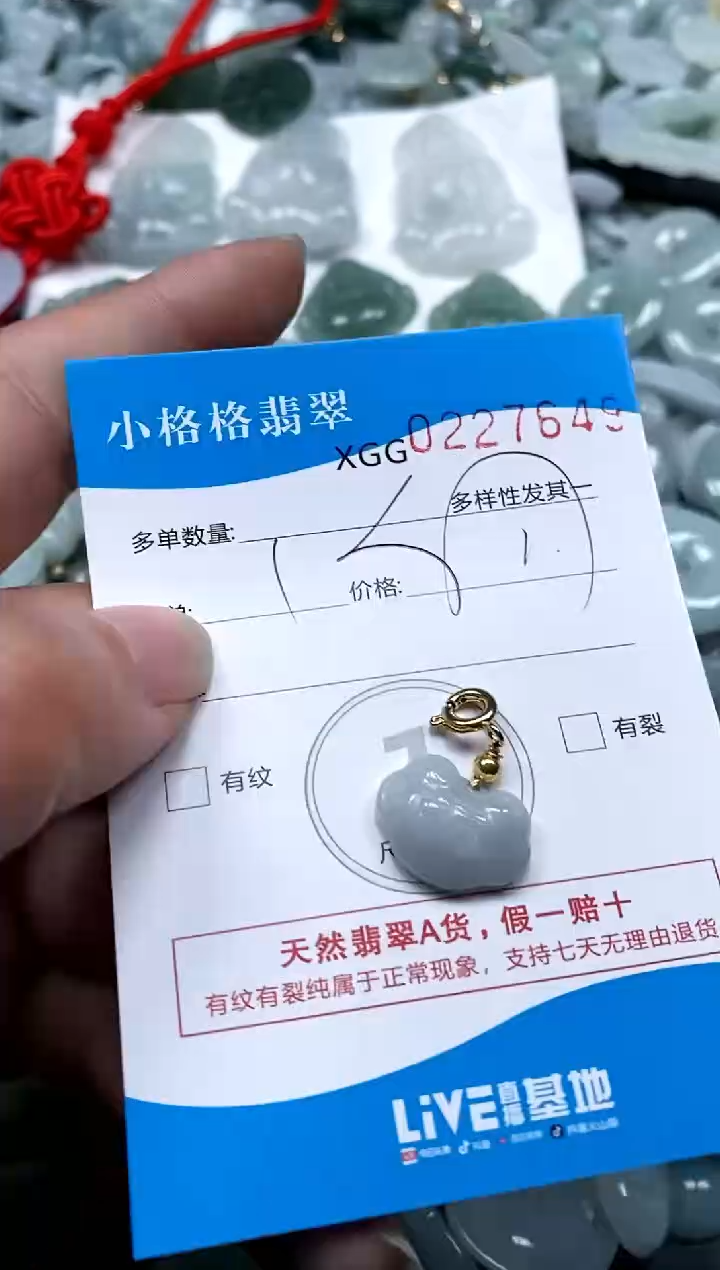 【闪购商品】翡翠颈饰未镶嵌闪购商品0227649