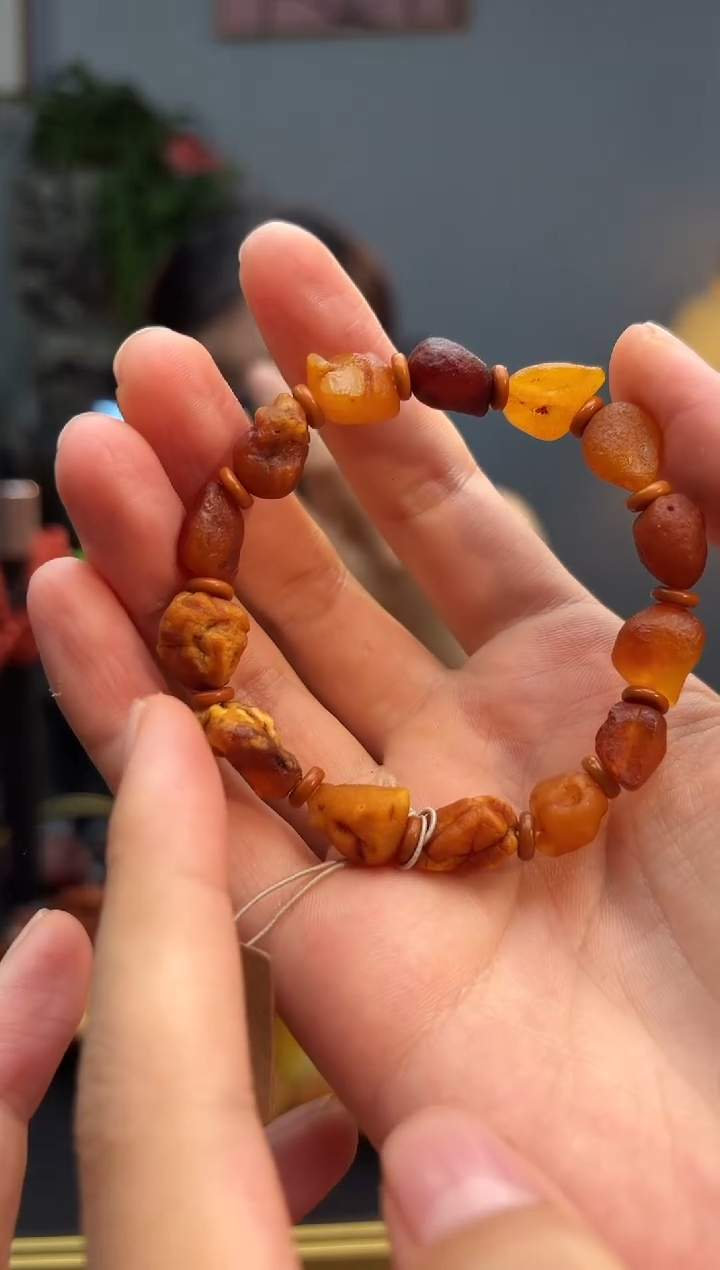 手串琥珀未镶嵌手串