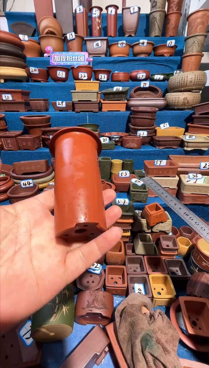 【闪购商品】紫砂紫砂花盆5*11