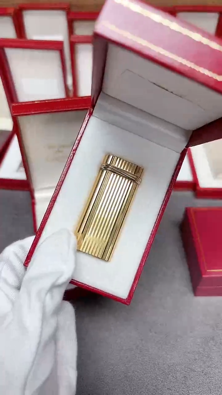 纯铜13  卡家金竖条 三色环 短 原盒