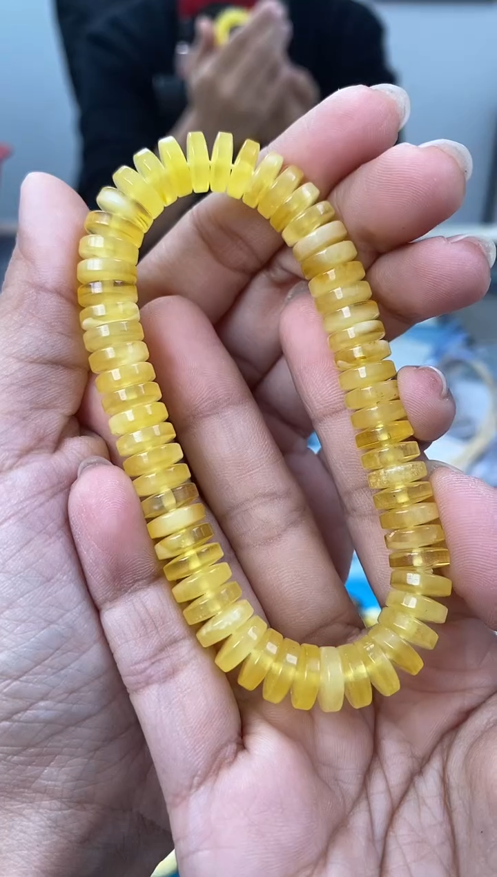 【闪购商品】琥珀裸石未镶嵌 天然琥珀蜜蜡手串
