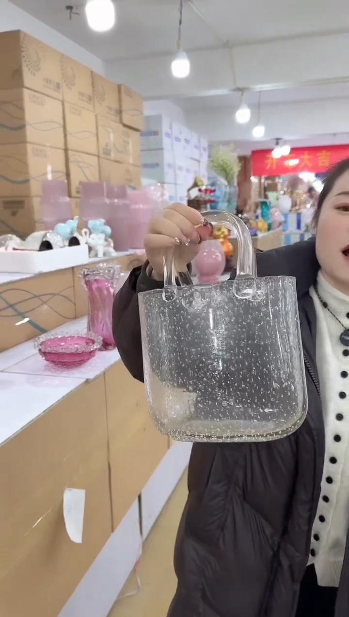 【闪购商品】无铅玻璃迪喜花器-u-早1