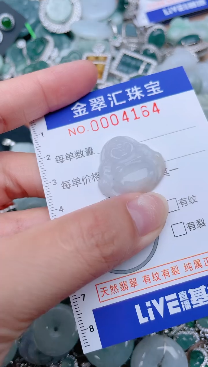 翡翠未镶嵌颈饰4164.......1