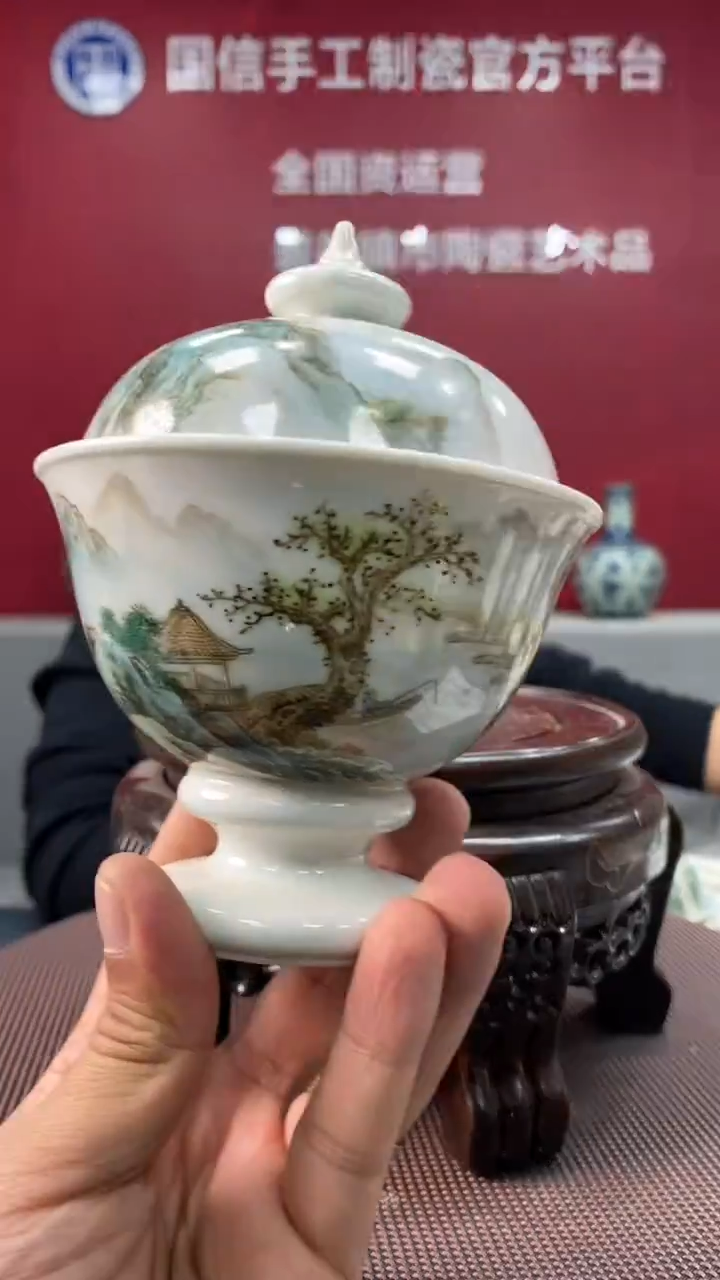 陶瓷b477景德镇瓷器一件