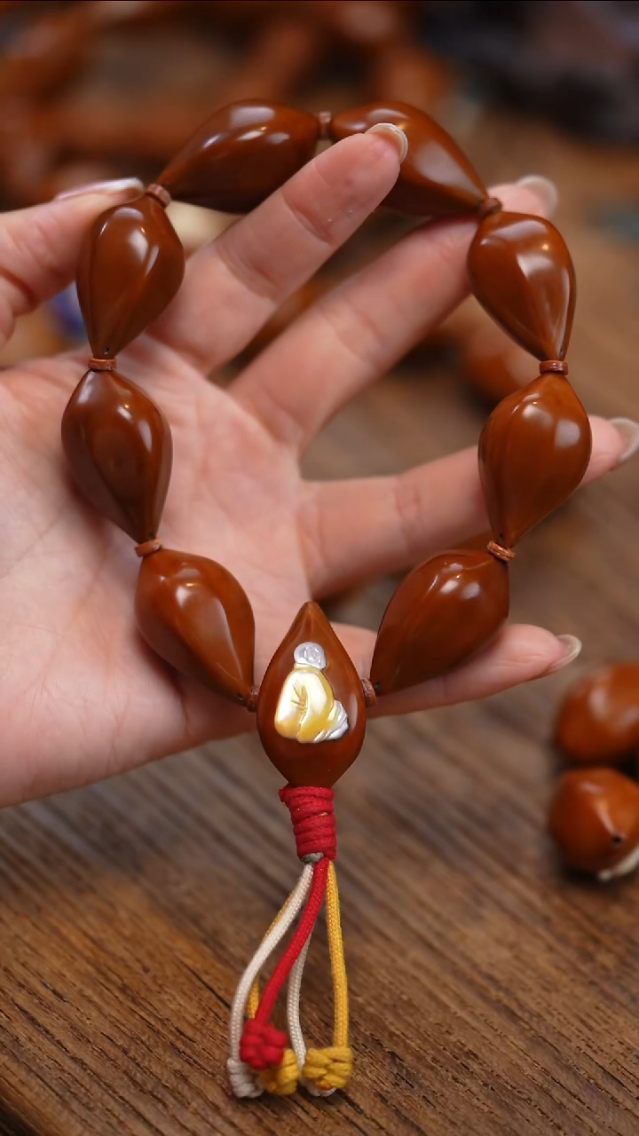 手串/手链橄榄核百宝镶嵌 无相佛 2.0大尺寸