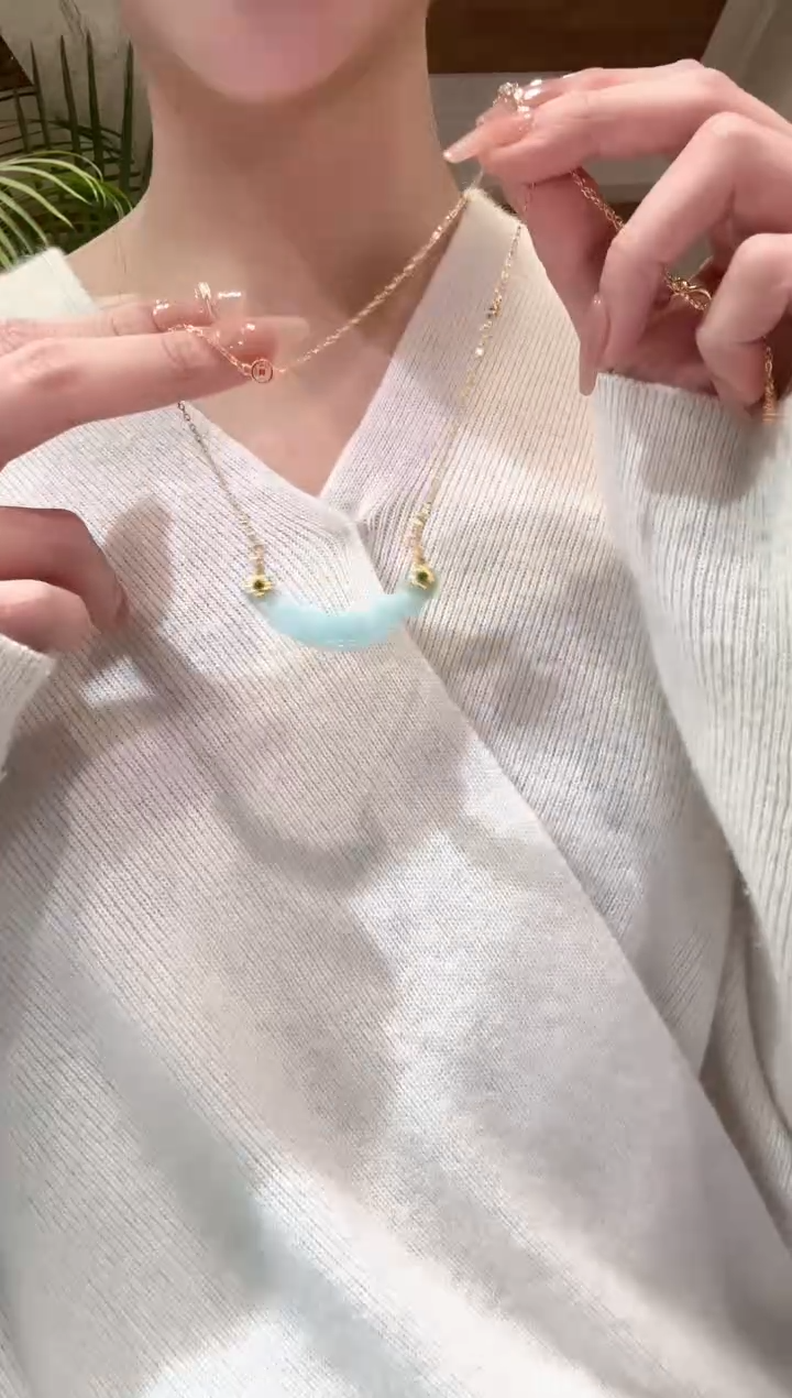 【闪购商品】翡翠颈饰未镶嵌国风