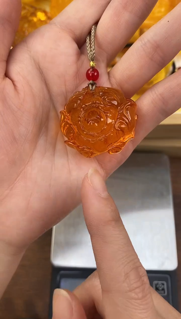 裸石琥珀未镶嵌天然琥珀蜜蜡