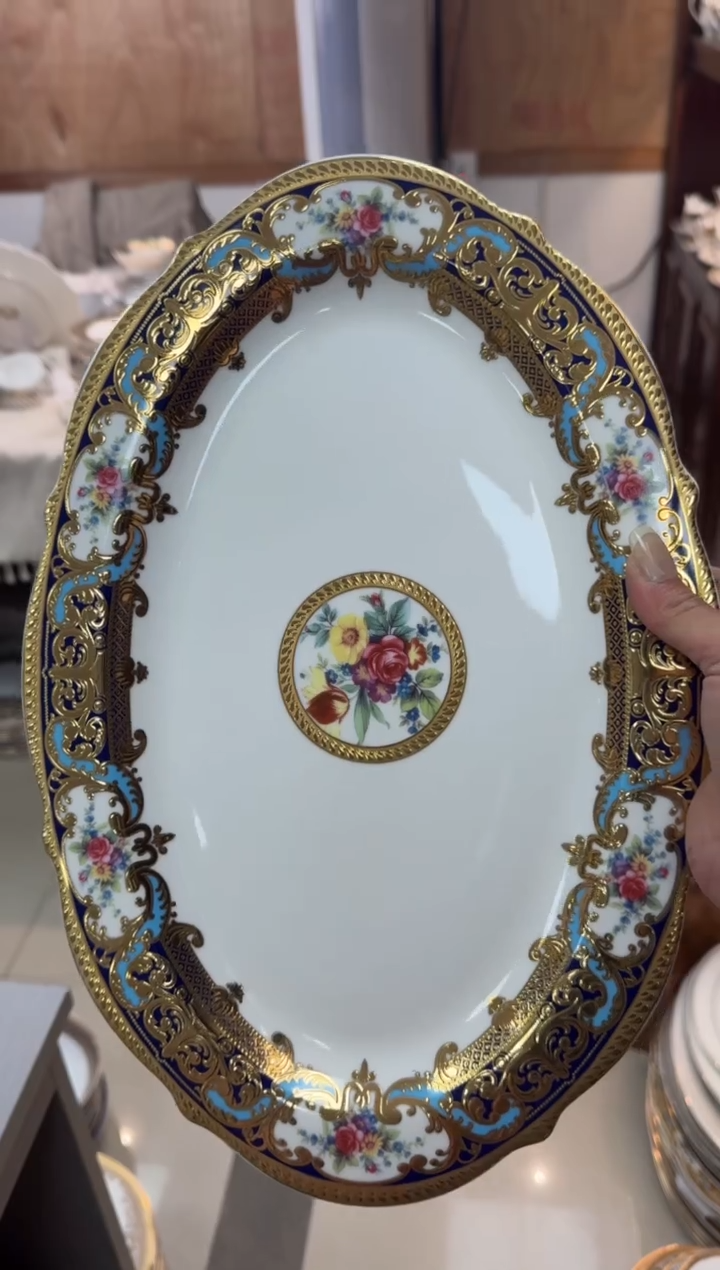 【闪购商品】瓷片14英寸鱼盘福利款 微瑕