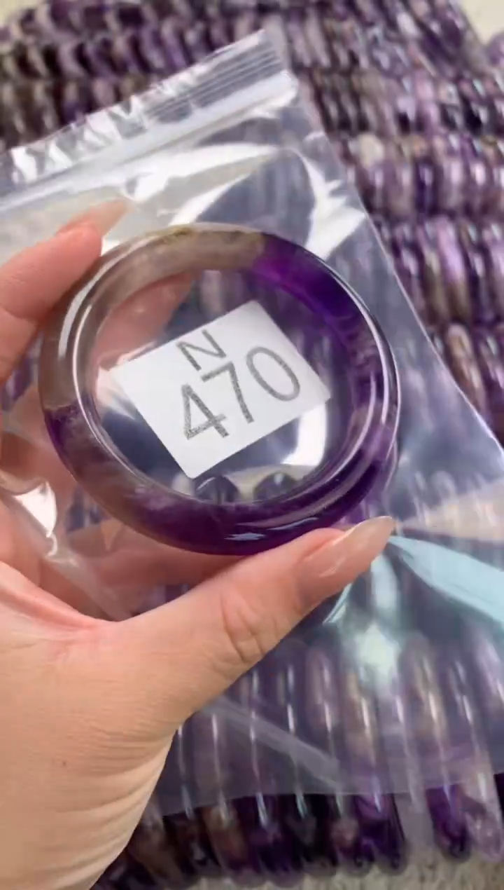 水晶珠宝半成品未镶嵌水晶手镯470-56