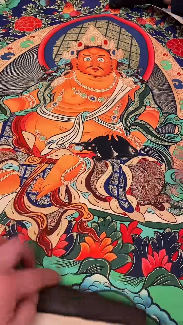 装裱画精美唐卡tk16056