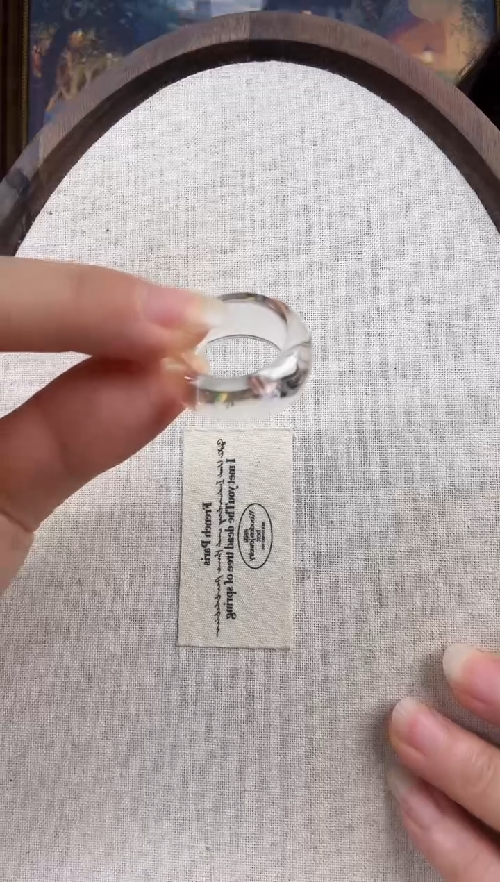 未镶嵌戒指水晶柠**吖纯天然水晶
