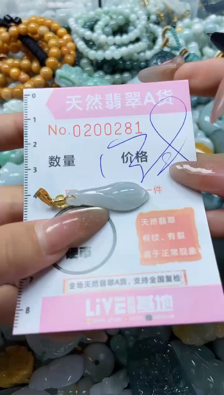 翡翠未镶嵌颈饰闪购0200281