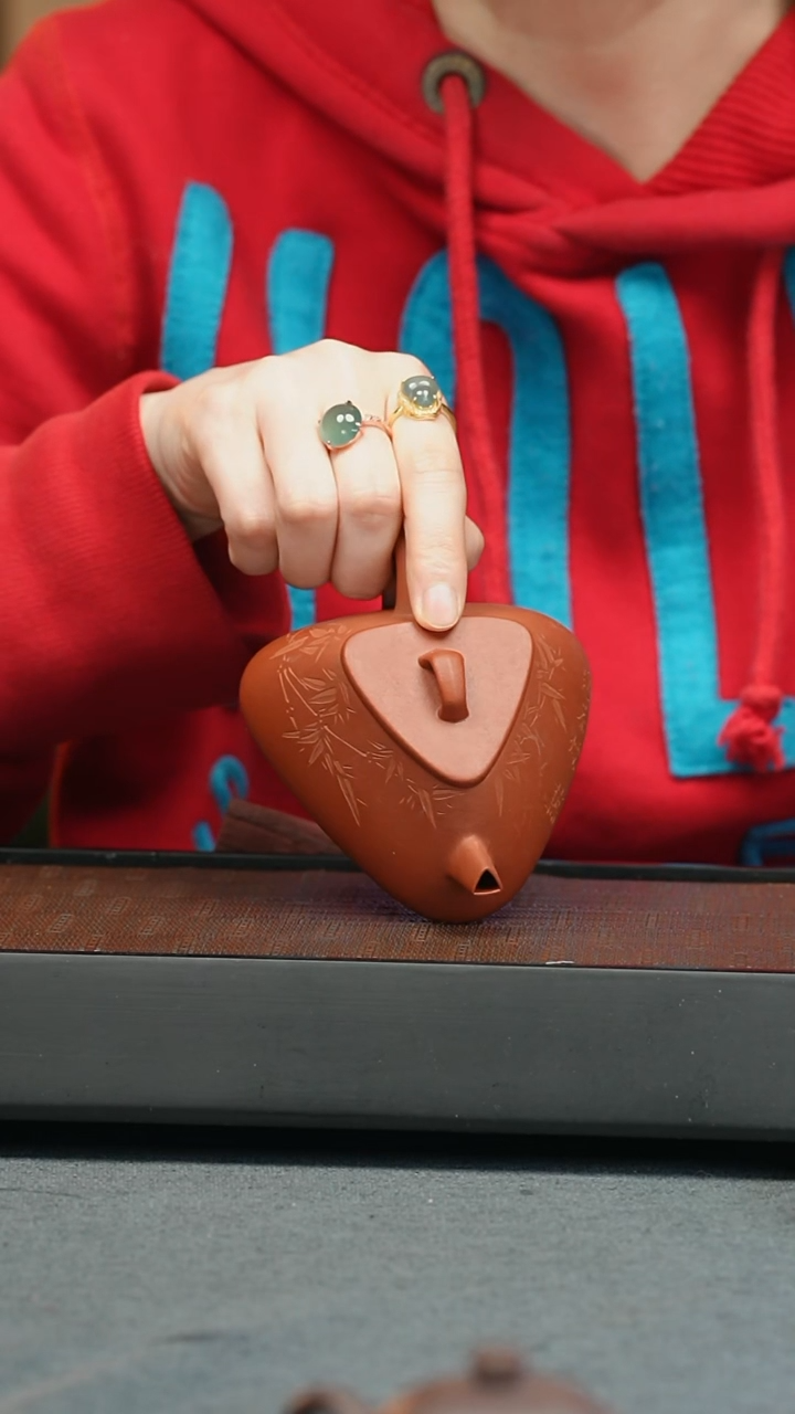 【闪购商品】紫砂茶壶五堂 三角瓢（蛮荒）