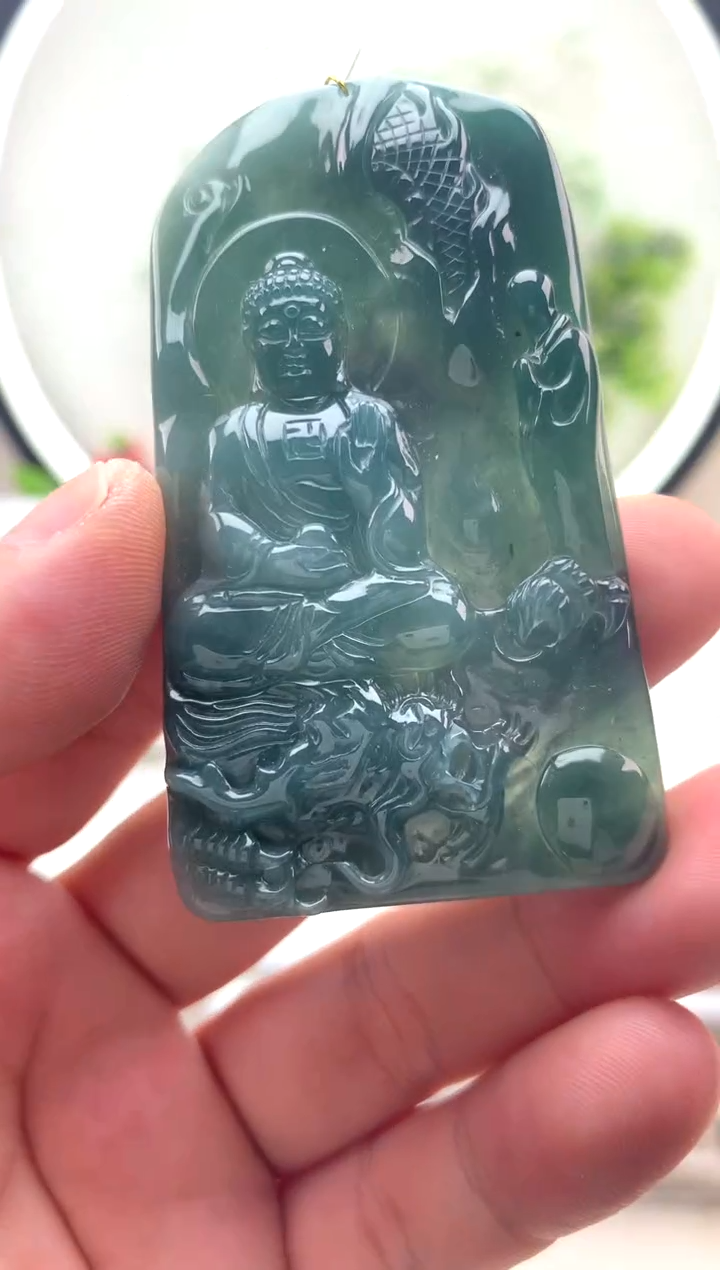 颈饰未镶嵌翡翠阿弥陀佛