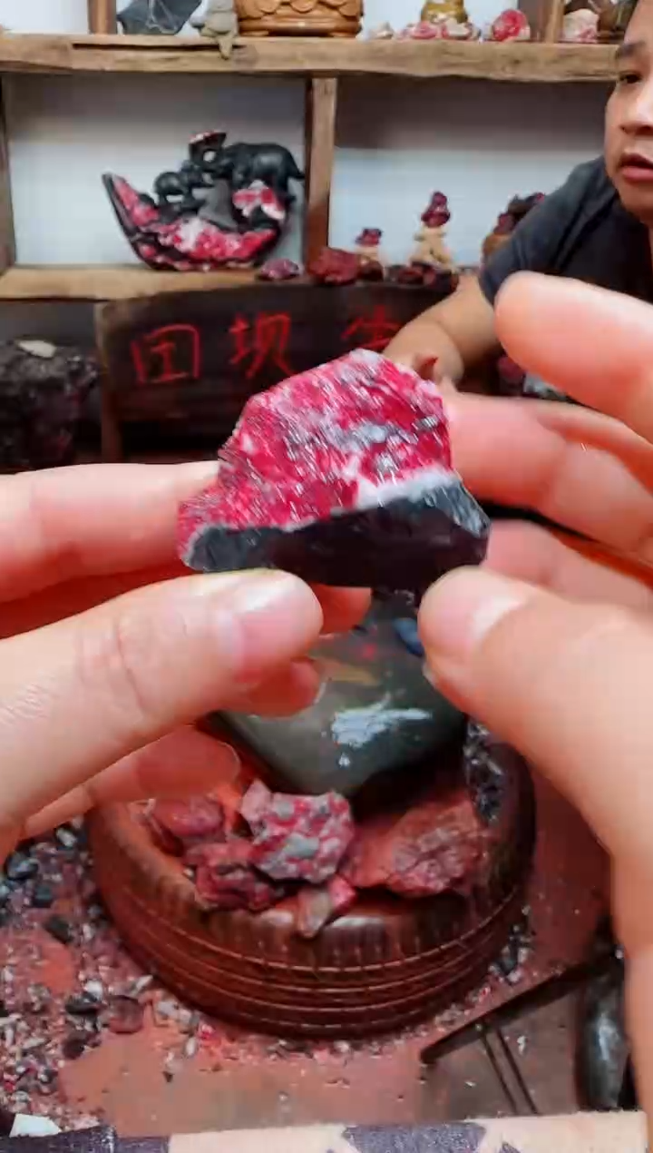 天然辰砂朱砂原矿石4