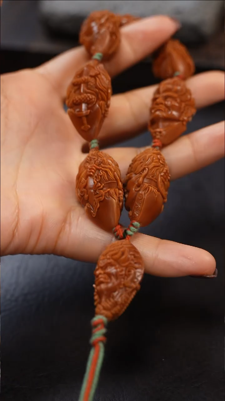 手串/手链橄榄核九林核雕文玩作品
