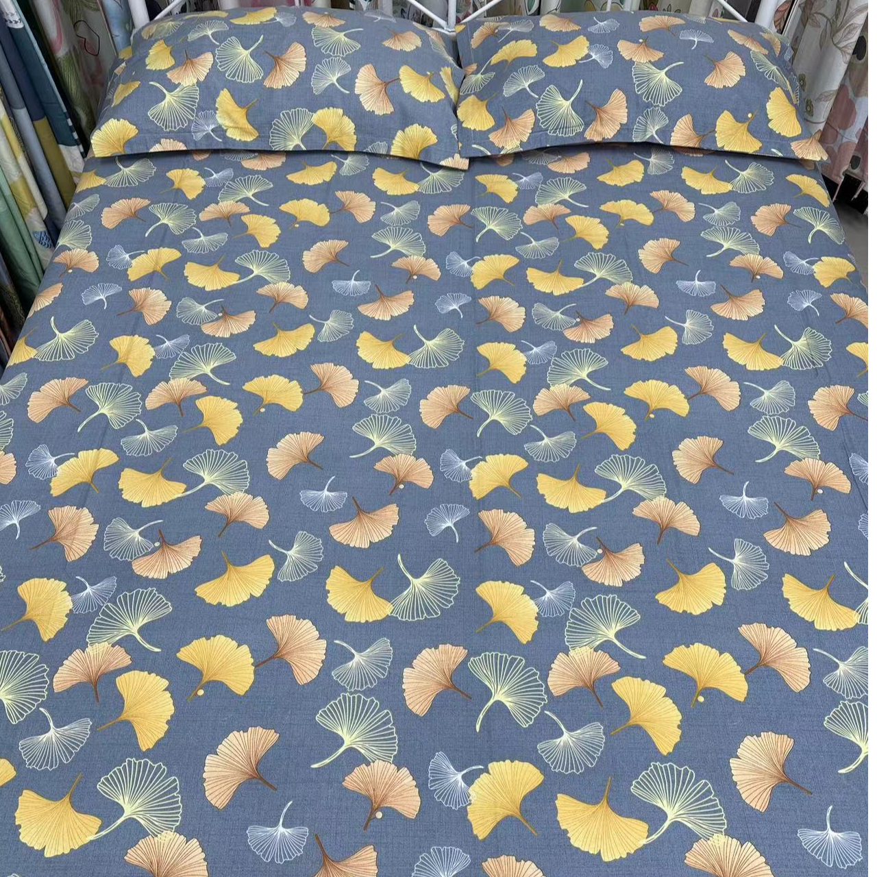 优选澳绒加厚柔软亲肤-[银杏叶]/双人被套