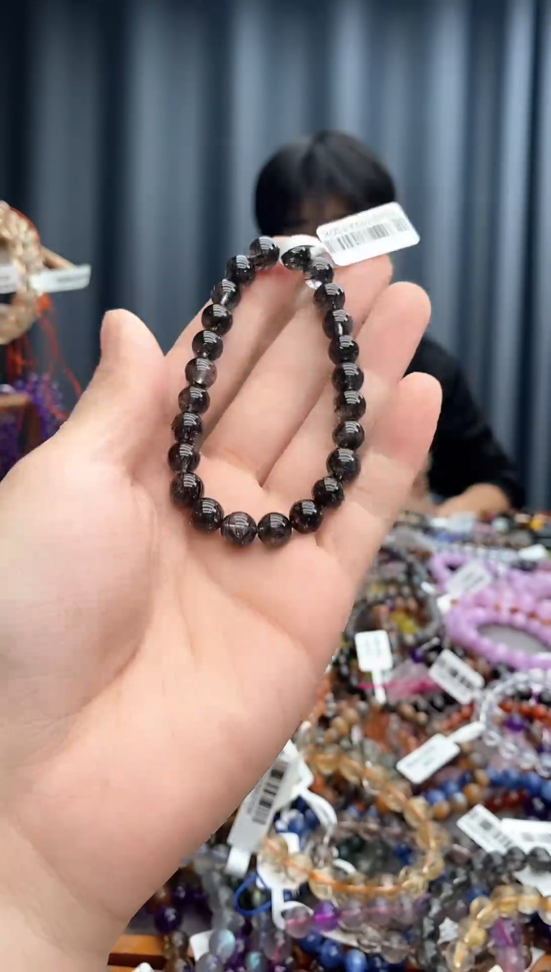 【闪购商品】水晶手链未镶嵌黑发晶
