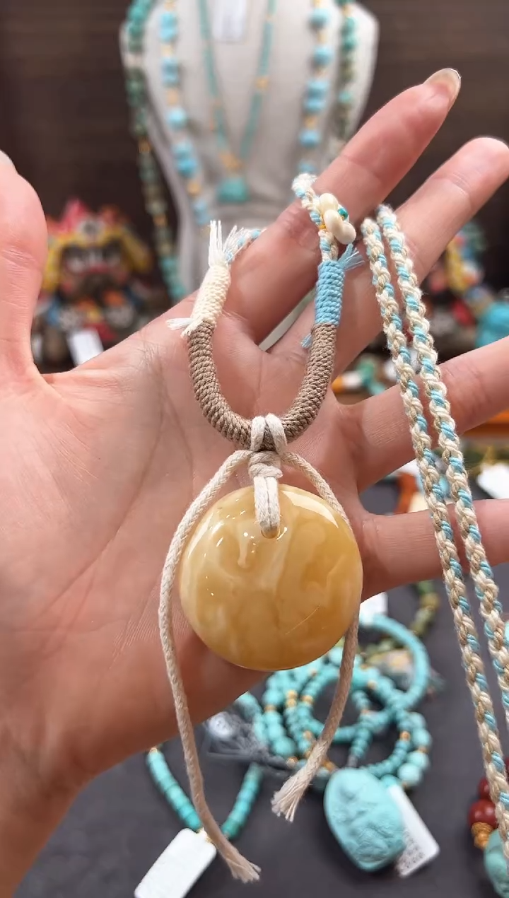 【闪购商品】蜜蜡颈饰未镶嵌蜜蜡项链