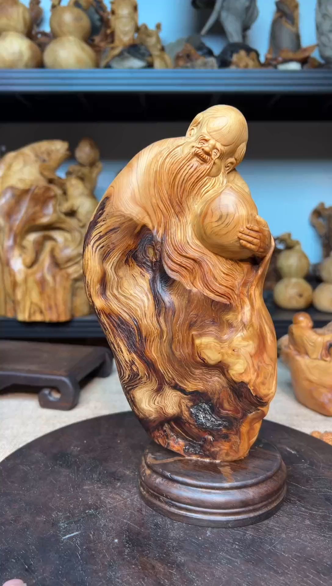 柏木（崖柏）崖柏雕刻件