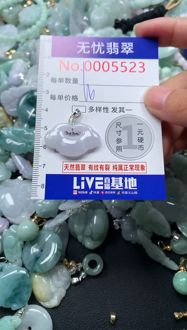 颈饰未镶嵌翡翠5523