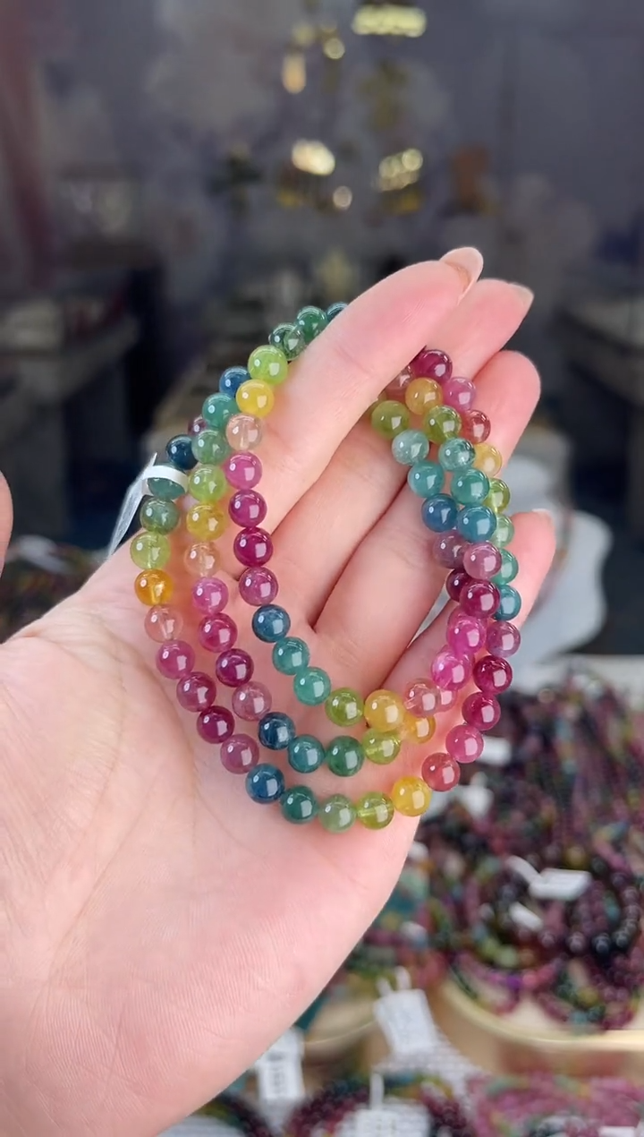 【闪购商品】碧玺/未镶嵌6mm+碧玺单圈多样性发货