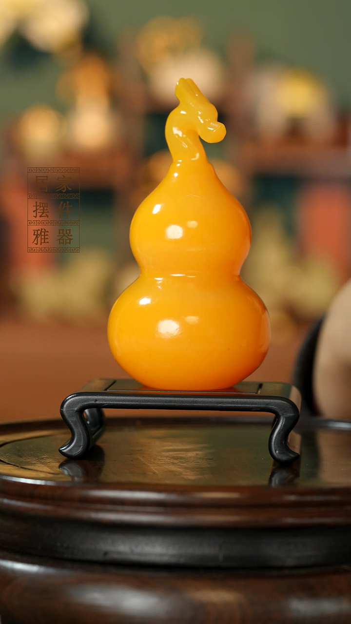 玉《龙头葫芦》摆件