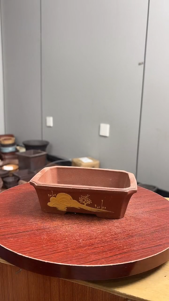 紫砂花盆浅草紫砂花盆