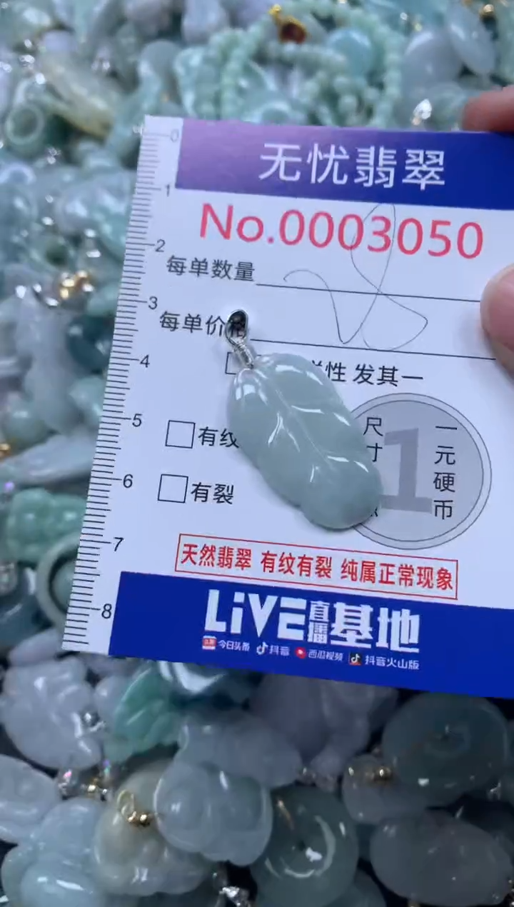 颈饰未镶嵌翡翠3050