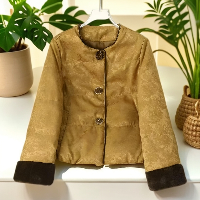 新中式时尚女外套棉