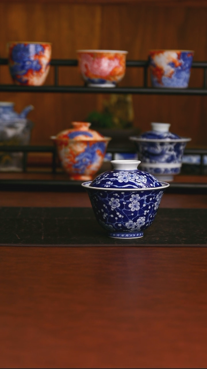 景德镇手工手绘的12