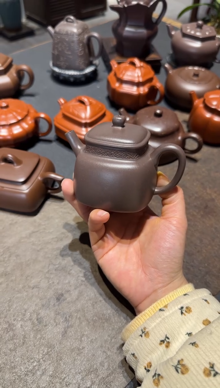 【闪购商品】紫砂茶壶四方言心