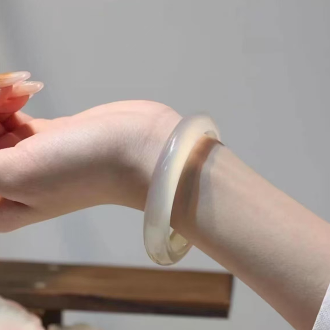 《抖音质检》天然A货冰手镯多样性LX"讲解链接 勿拍