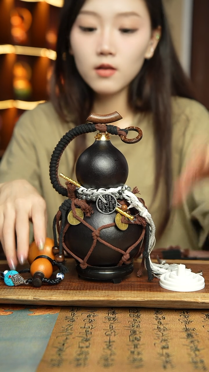 114号精品大漆酒葫芦防腐防渗装水茶酒
