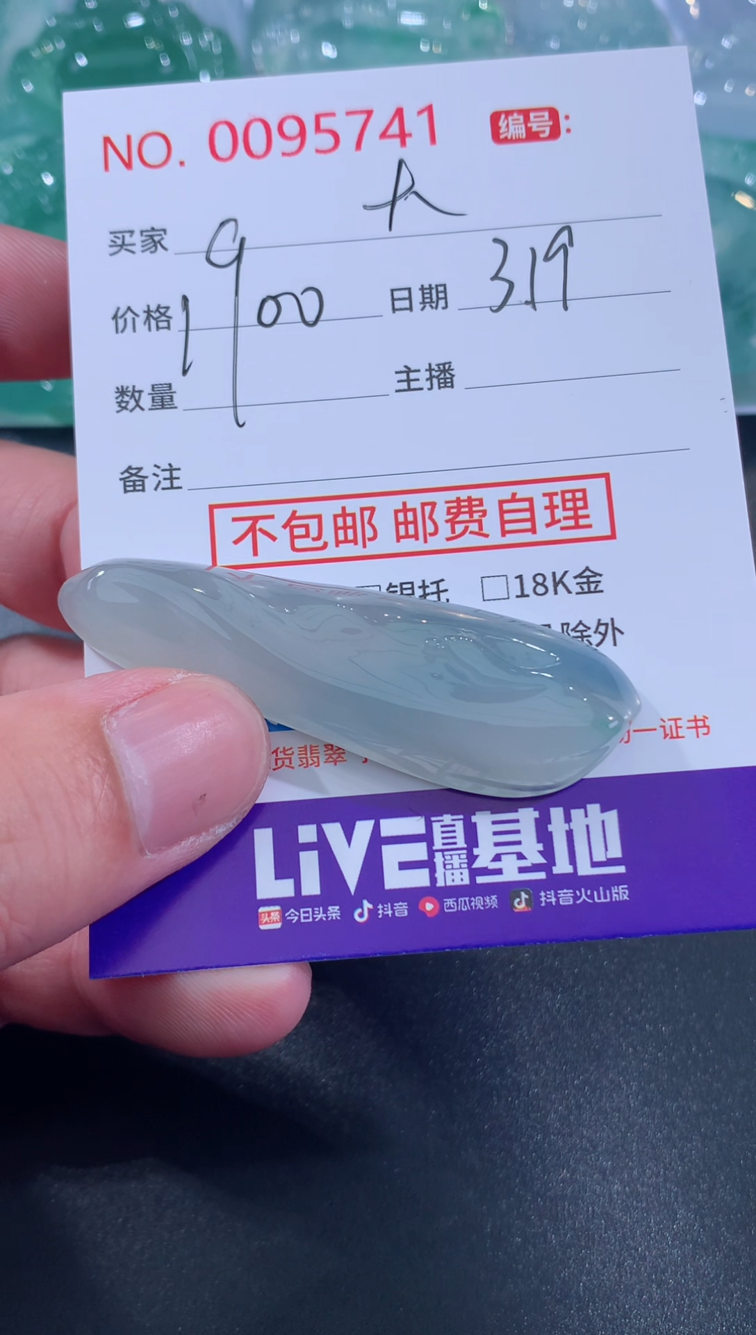 【闪购商品】翡翠未镶嵌颈饰是