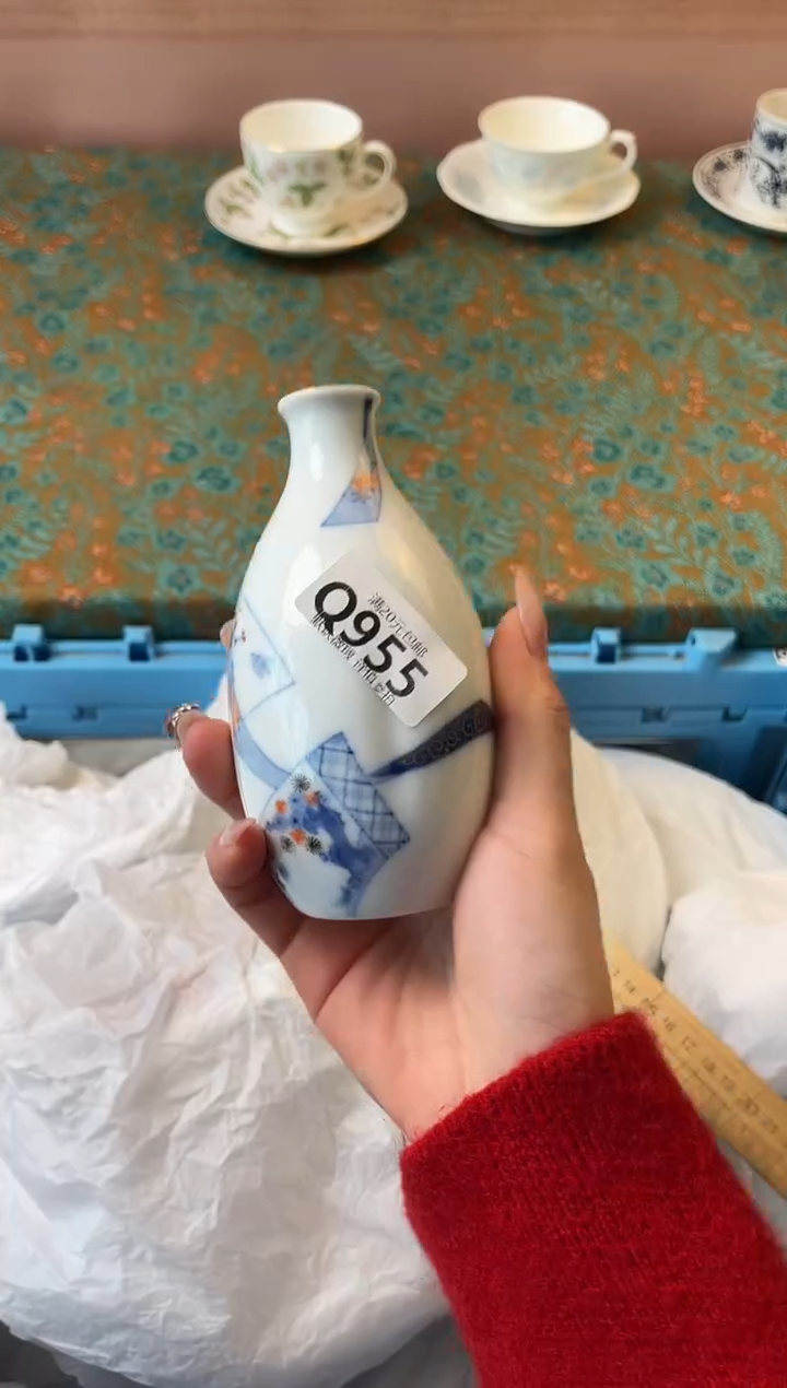瓷片月*瓷器瓷器Q955