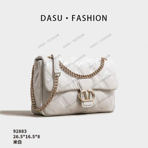 【苏总专属】SK-92883-米白女士时尚潮流气质小众腋下包斜挎包