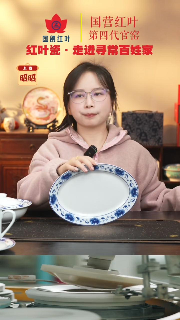 陶瓷1个微瑕满汉全席10英寸鱼盘