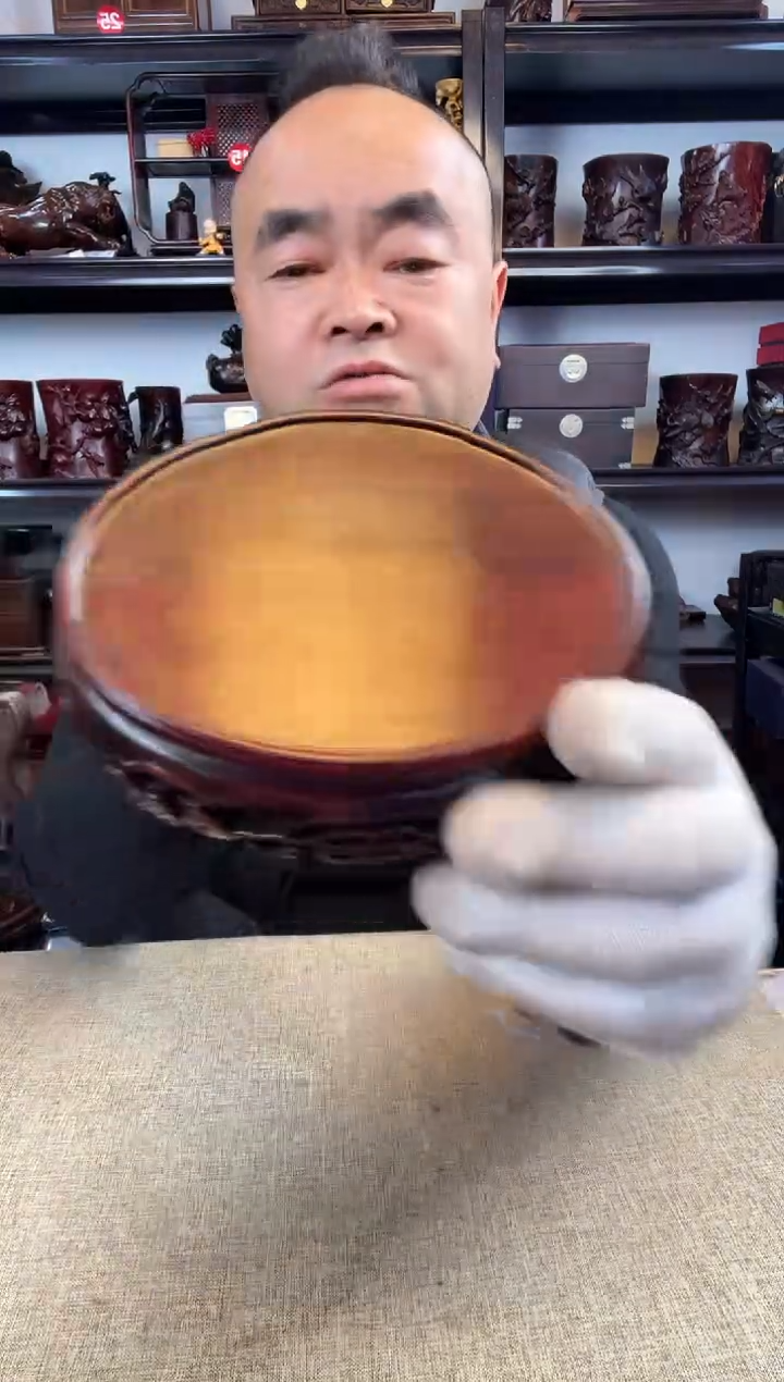 木老李红木工艺品544瑕疵