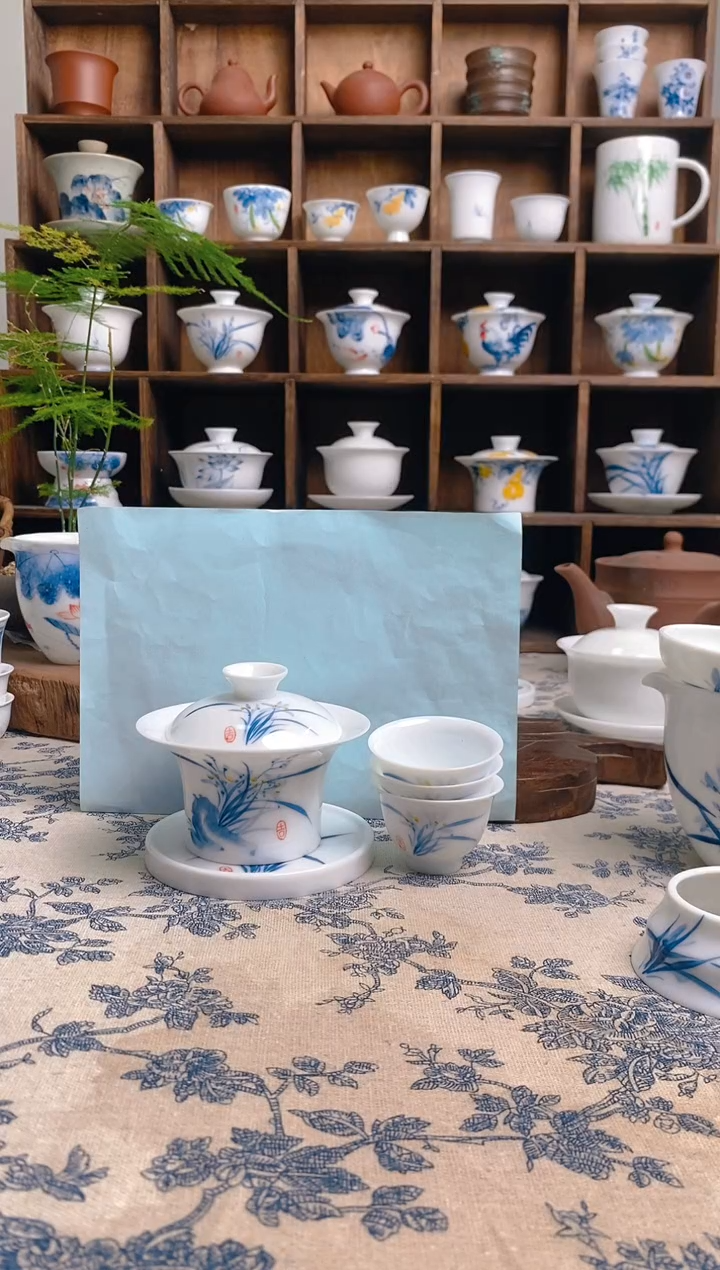【闪购商品】盖碗/杯群芳斋闪购链接（以闪拍图片为准）