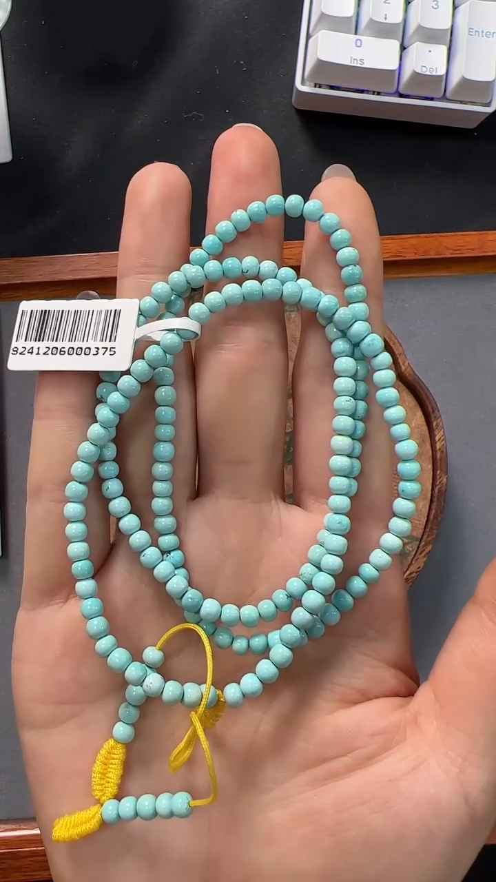 【闪购商品】绿松石项链未镶嵌LQ653 约4mm