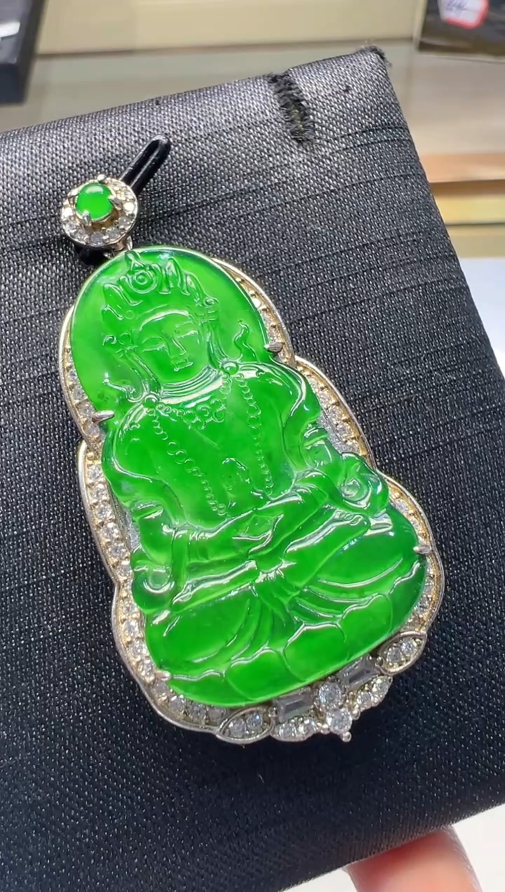 【闪购商品】翡翠吊坠(不含链)银S925镶嵌多样性团购发一件