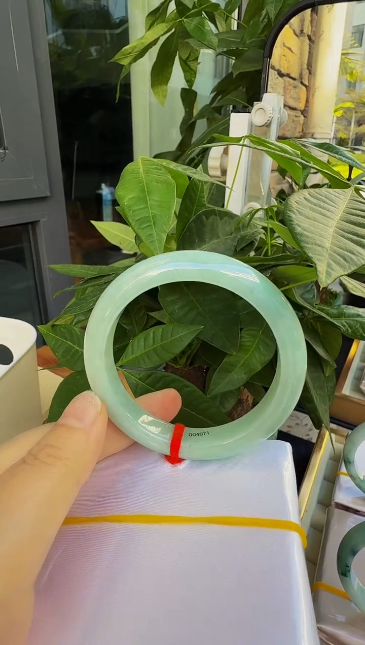 未镶嵌手镯翡翠缅甸天然A货翡翠手镯-6