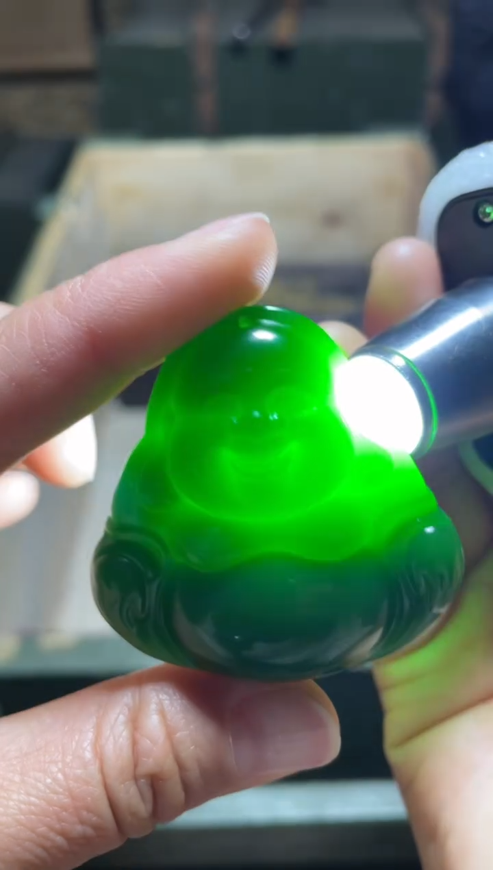 【闪购商品】绿弥勒佛1件