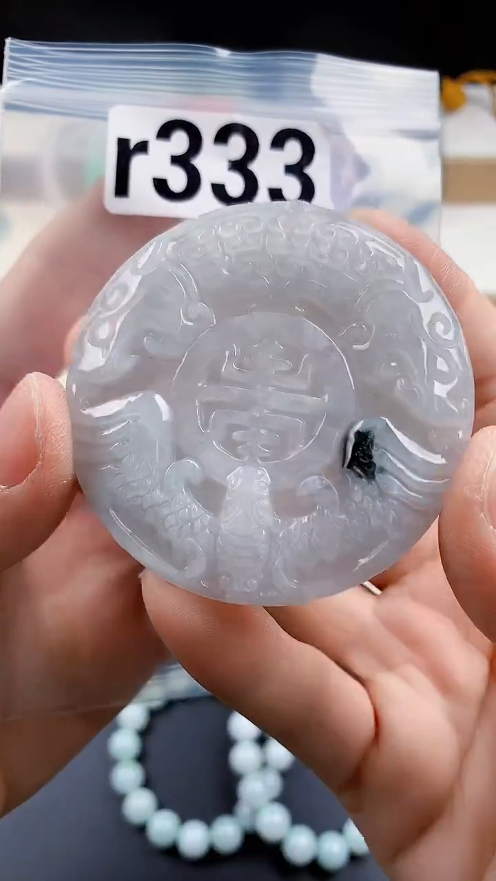 颈饰未镶嵌翡翠天然翡翠吊坠挂件