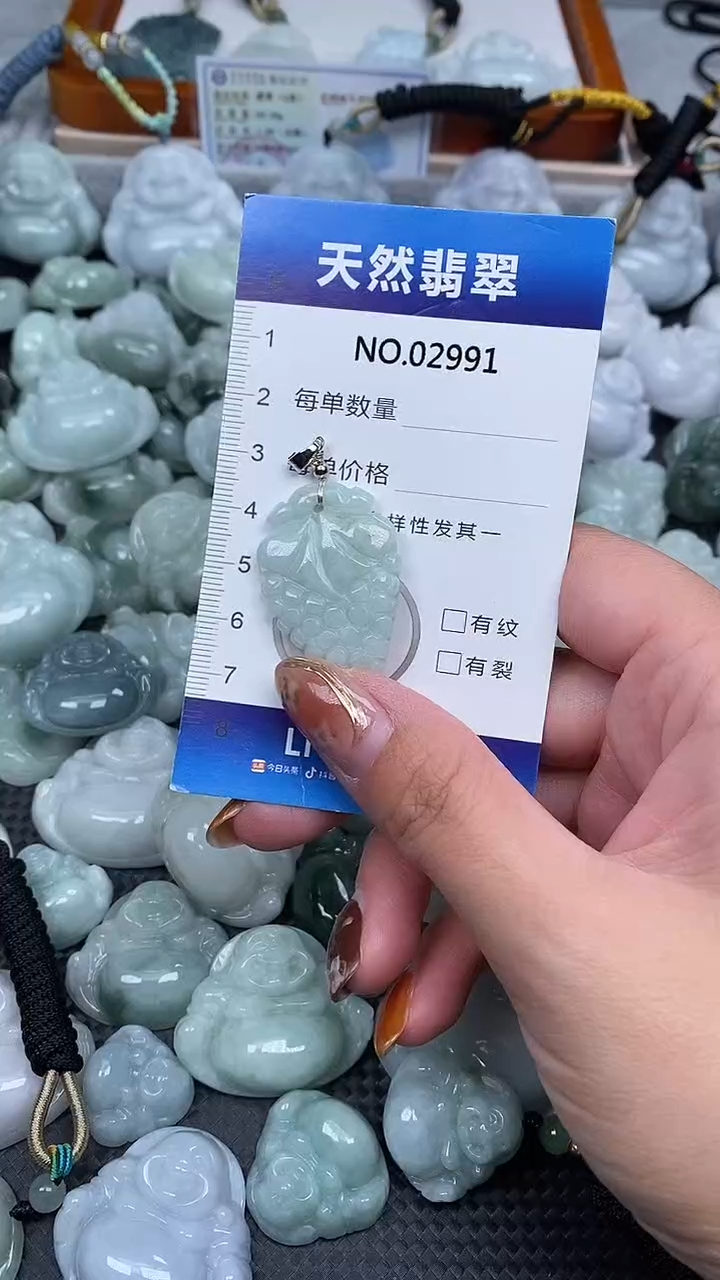 颈饰未镶嵌翡翠纯天然A货翡翠2991