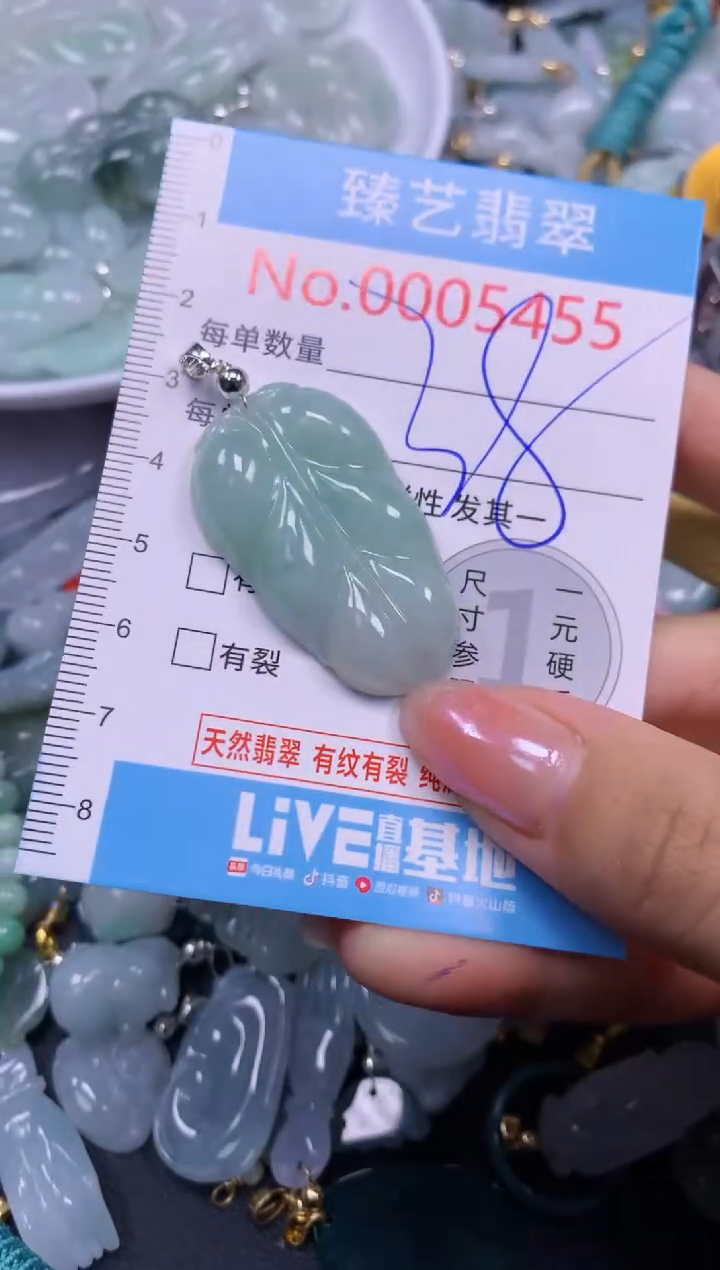 颈饰未镶嵌翡翠5455