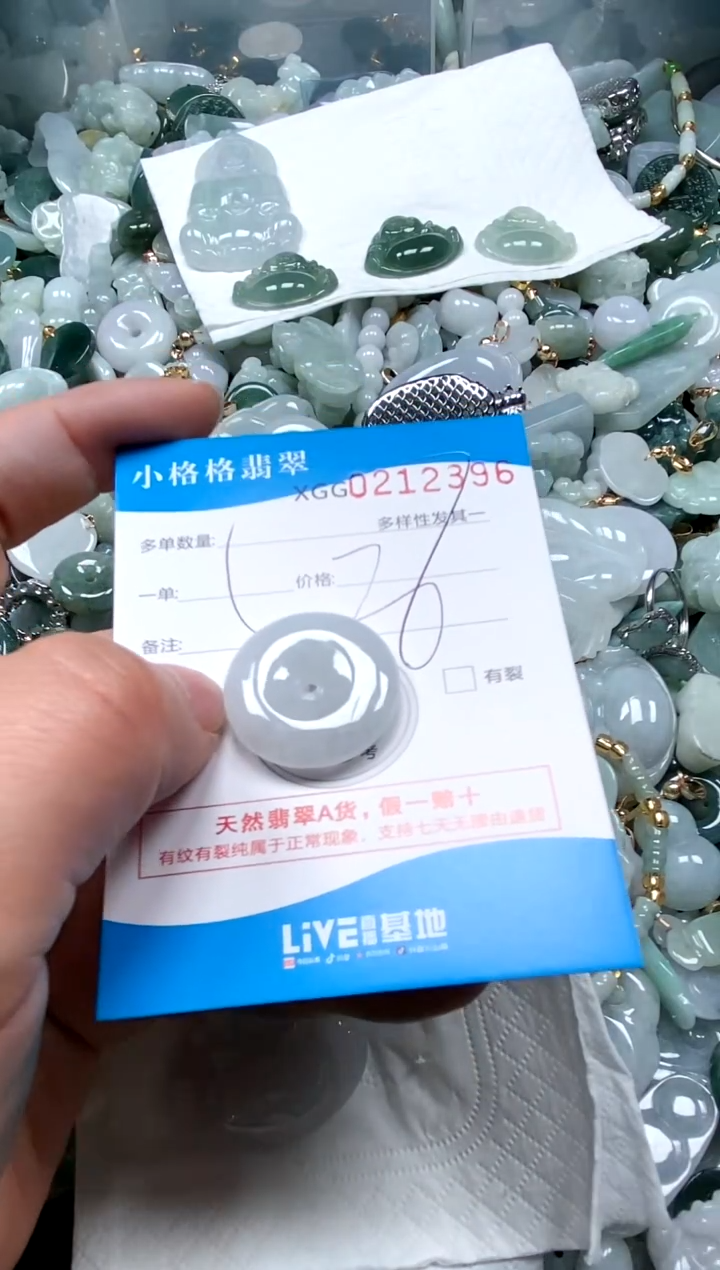 【闪购商品】翡翠颈饰未镶嵌闪购商品0212396