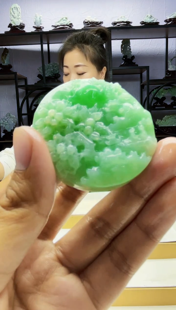 【闪购商品】定制翡翠未镶嵌毛货02150066